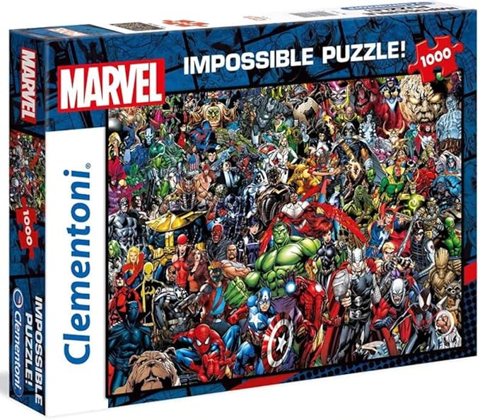 Image of Clementoni - 39411 - Impossible Puzzle for adults and children - Marvel - 1000 Pieces