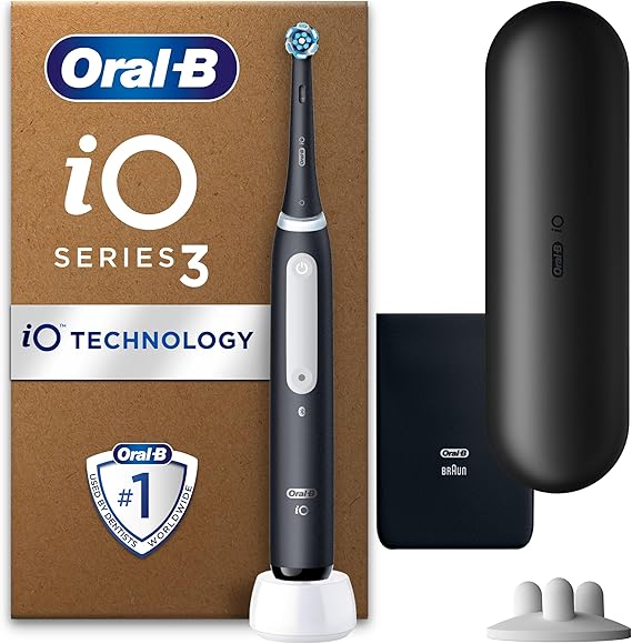 Oral-B iO 3 Matt Black Ultimate Clean Electric Toothbrush