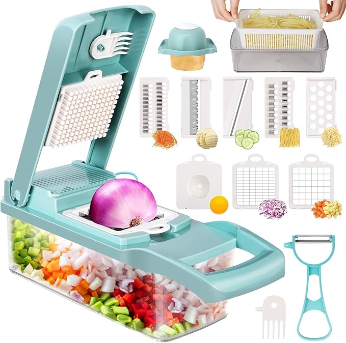 Image of KMASHI 14 in 1 Vegetable Chopper Review